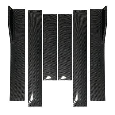 Imagem de Saia Lateral Universal 220cm Ajustável Carbon Look M135 Polo