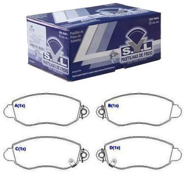 Imagem de Pastilha De Freio Dianteira - Sistema Bosch - TRANSIT 00 a 06 - SYL121