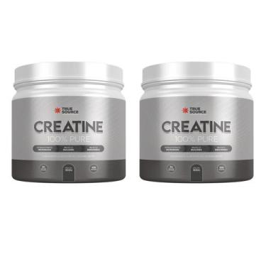 Imagem de Kit 2 True Creatine 100% Pure Creatina Monohidratada 300g TrueSource -
