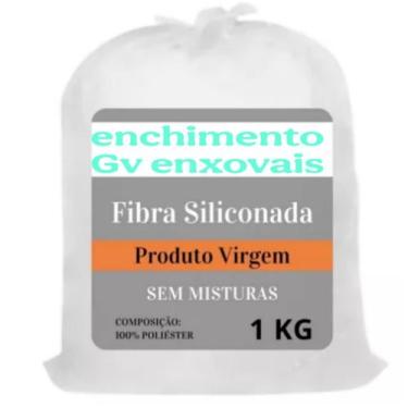 Imagem de Fibra Siliconada Para Enchimento de travesseiro almofada Geral Pacote 