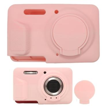 Imagem de AEXUTDA Capa compatível com câmera FZ55, pele corporal leve FZ55, capa protetora ultrafina de silicone macio resistente a arranhões FZ55, rosa doce