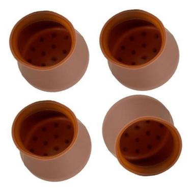 Imagem de 24 Protetor De Silicone Flexível Para Cadeira Pé De Moveiss