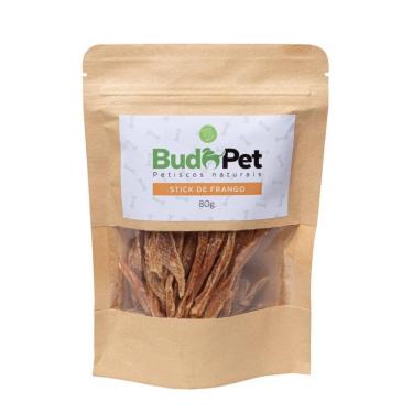Imagem de Petisco Natural Para Cães E Gatos Budopet Stick Frango 80G