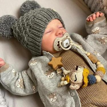 Imagem de Reborn Baby Doll ADFO Lifelike Boy 43 cm em vinil de corpo inteiro