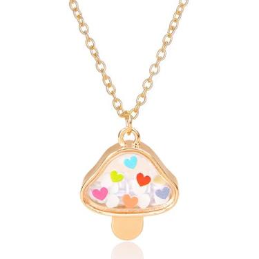 Imagem de DOYYCA Colar com medalhão fofo, gato, sapo, medalhão para meninas, joias e presentes de aniversário, Zinco, Sem Pedra Preciosa