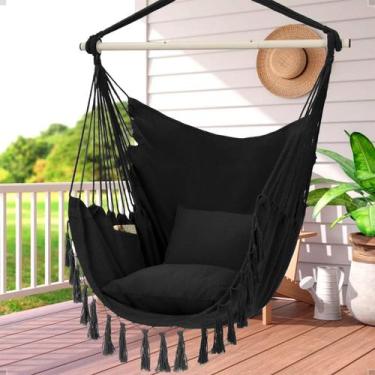 Imagem de Rede De Balanço Suspensa Teto Confortável com Almofadas White Arrow, P