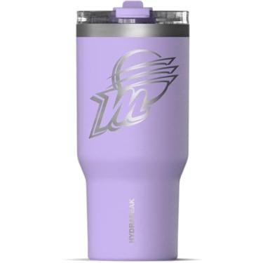 Imagem de Hydrapeak Copo WNBA Phoenix Mercury de 740 ml oficialmente licenciado com tampa de canudo, compatível com porta-copos, copo isolado à prova de vazamento