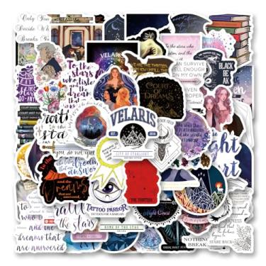 Imagem de 124Pcs Sarah J Maas Stickers Pack, Cute Cartoon Vinyl Waterproof Sticker Decals for Water Bottle, Laptop, Phone, Scrapbooking, Journaling Choice for Adults for Party Supply Decor