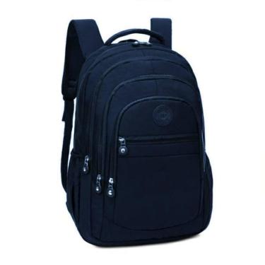Imagem de Mochila Feminina Escolar Reforçada Espaço Notebook Azul