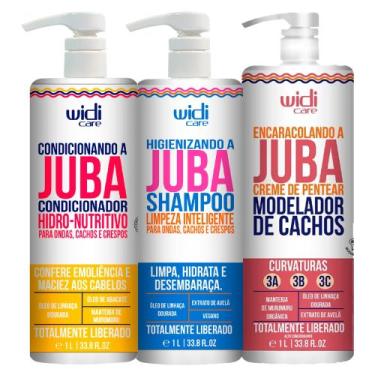 Imagem de Kit Widi Care Juba Encaracolando, Cond, Shampoo 1L
