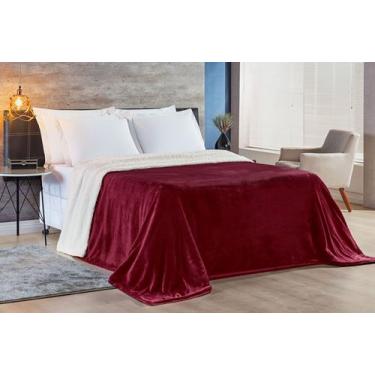 Imagem de Cobertor Alaska Toque Aveludado Fleece Queen c/ Sherpa - Bia Enxovais,