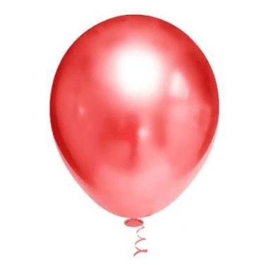 Imagem de BALÃO PLATINO REDONDO - VERMELHO - PIC PIC Nº 09 - Pacote com 25 unida