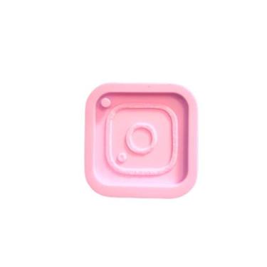 Imagem de R199 Molde de silicone rede social chaveiro resina decorar - confeitar