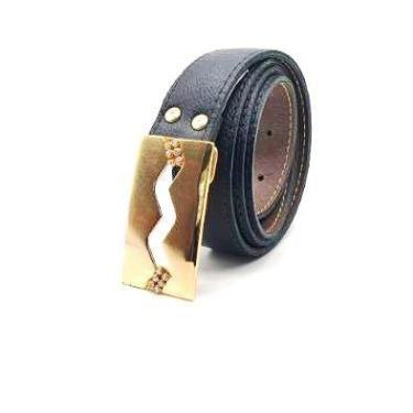 Imagem de Cinto feminino em couro fivela de pino com strass MA1406 Barão do Cour