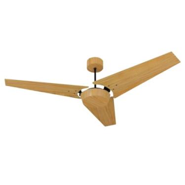 Imagem de Ventilador de Teto Natuvent Callis No Light 3 Pás Madeira Freijó (110, Volts)