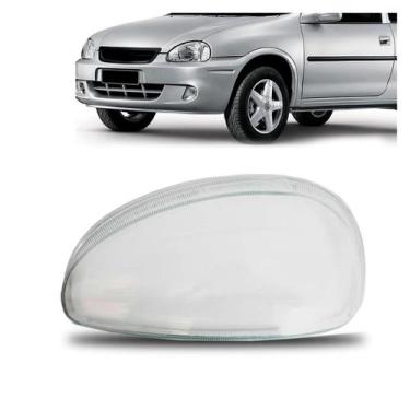 Imagem de Lente Farol Corsa 2000 2001 2002 Vidro - SP ACESSÓRIOS, Esquerdo