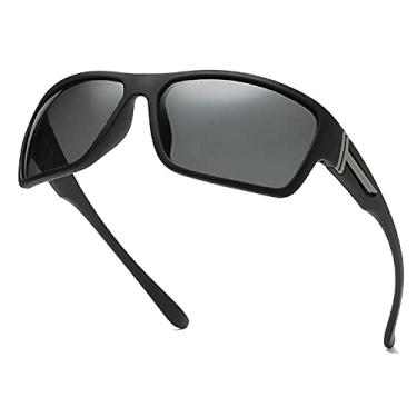 Imagem de mincl Óculos De Sol Polarizados Para Leitura, Lentes Completas, Dirigir, Correr, Esportes, Com Proteção Uv, Estilo Quadrado, Unissex (Preto, 2,25X)
