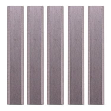 Imagem de BestParts 5 peças de lâmina raspadora de tinta de carboneto de 5 cm, lâmina de substituição reversível de dois gumes, lâmina raspadora de aço de tungstênio, adequada para raspador de 5 cm, para