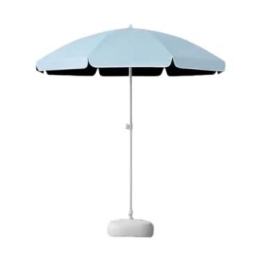 Imagem de Whtkoph Guarda-sol de Praia, Guarda-sol de Pátio, Proteção Solar Multifuncional, Toldo Externo, para Camping, Pátio, Viagens, Azul, Tamanho real