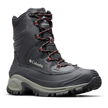 Imagem de Columbia Bota de neve masculina Bugaboot III, Preto/vermelho brilhante, 7.5