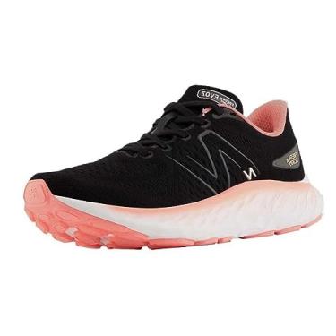 Imagem de New Balance Fresh Foam X Evoz V3 Tênis de corrida feminino, Preto/Blacktop/Toranja, 5.5 Wide