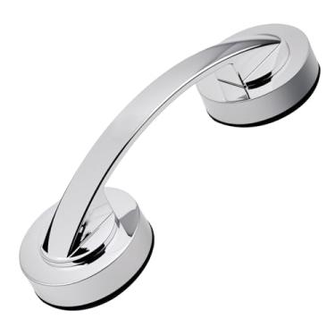 Imagem de Maçaneta de vidro para porta e janela, ventosa não porosa, porta deslizante de banheiro para portas deslizantes de banheiro, barras de apoio de chuveiro, armários e guarda-roupas, alça sem marcação