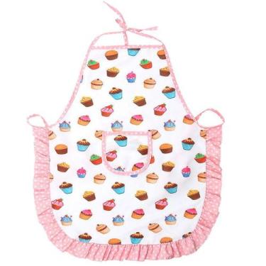 Imagem de Avental infantil e conjunto de chapéu de chef, fantasia de chef infant