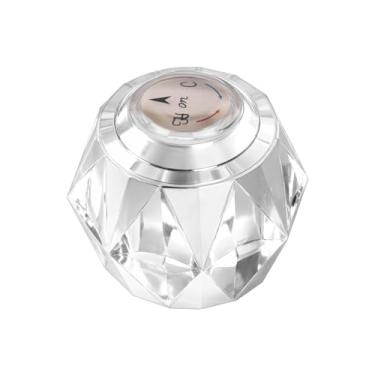 Imagem de Ryutain Torneira de vidro cristal, controle de temperatura quente e fria, design de corte diamante, compatível com torneira Delta RP2389, adequada para torneiras de manípulo único.