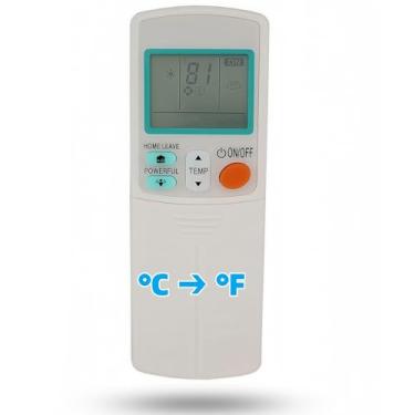 Imagem de Controle remoto de substituição compatível com o ar condicionado Daikin modelo ARC433A53 para CTXS09GVJU CTXS12GVJU FTXS15DVJU FTXS18DVJU (tela em Fahrenheit e Celsius)