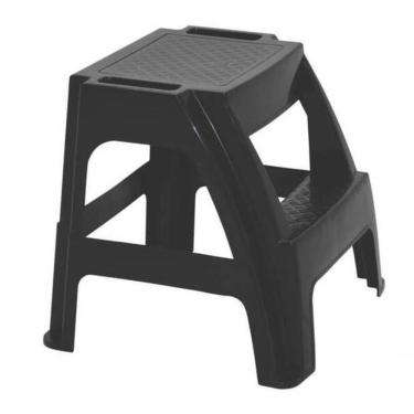 Imagem de Banqueta Escada Eco Tramontina Paiva Preto