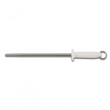 Imagem de Chaira Lisa Tramontina Profissional Com Haste Em Aço Carbono E Cabo De Polipropileno Branco 12"