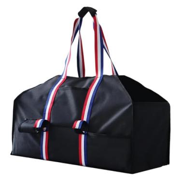 Imagem de Generic Bolsa de transporte de lenha para lareira, suporte de madeira de grande capacidade, bolsa de armazenamento de toras, para camping, pesca,