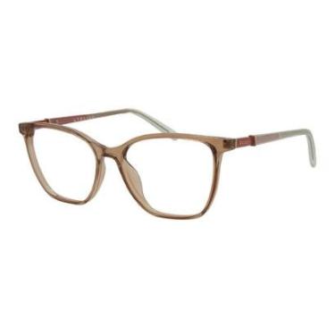 Imagem de Armação De Óculos Bulget Bg7208i G02 Laranja Translúcido-Feminino