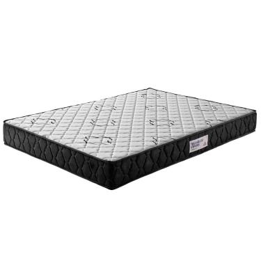 Imagem de Colchão de Casal Espuma D-33 100% Poliéster 138cm X 23cm Sublime Preto fosco / Branco