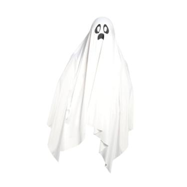 Imagem de simhoa Fantasia de fantasma de Halloween para crianças, festa de fim de ano, evento, apresentação no palco, Branco, M
