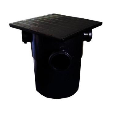 Imagem de Caixa Gordura Estrela Redonda 340mm com Tampa Quadrada 18 Litros 1320