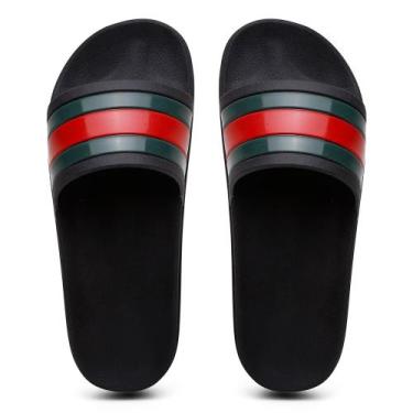 Imagem de Chinelo Slide Masculino Confortavel Macio Leve Ortopedico Estiloso Cas
