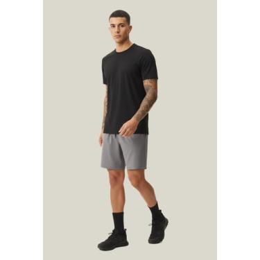 Imagem de Camiseta UV Masculina Manga Curta UV 50+ WSS Brasil, M, Preto