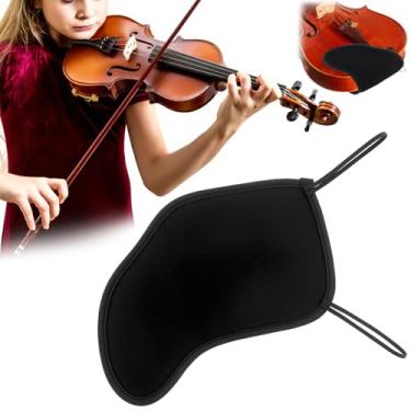Imagem de QWORK Apoio de ombro para violino e descanso de queixo para violinos 4/4-4/3 para todos os músicos