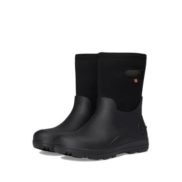 Imagem de BOGS Bota de chuva unissex infantil York sem costura (bebê/criança pequena), Preto, 10 Toddler