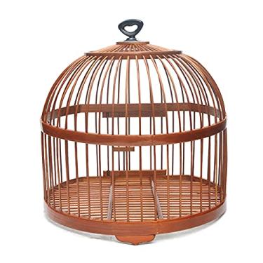 Imagem de Gaiola de pássaro suspensa papagaio Myna Thrush Myna gaiola de pássaro ninho de pássaro gaiola grande gaiola de bambu ninho de pássaro