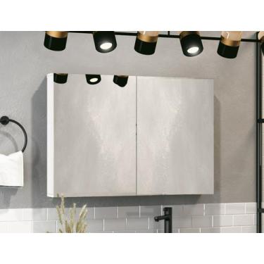 Imagem de Espelheira  80 Para Banheiro Completa Com Espelho - Astral Design, Bra