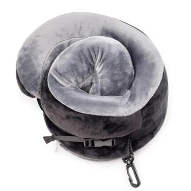 Imagem de Almofada de Pescoço Compacta Flex Preta - Bagaggio, U