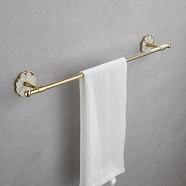 Imagem de Toalheiros, toalheiros, toalheiro para banheiro, suporte de toalha de mão de latão barra de toalha de mão montada na parede suporte de toalha de banheiro pano de prato de cozinha cabide/barra de sile