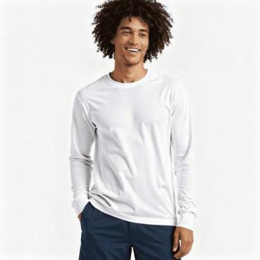 Imagem de Camisa térmica manga longa dry fit masculina e feminina proteção UV - 