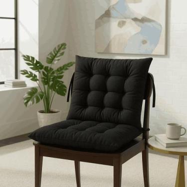 Imagem de Futon Assento para Cadeira Oxford 40x40  Kit 4 ou Kit 6  Almofada Esto