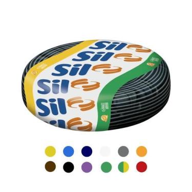 Imagem de Cabo Fio Elétrico Sil Flexível 6mm Flexsil 25m 750V Preto