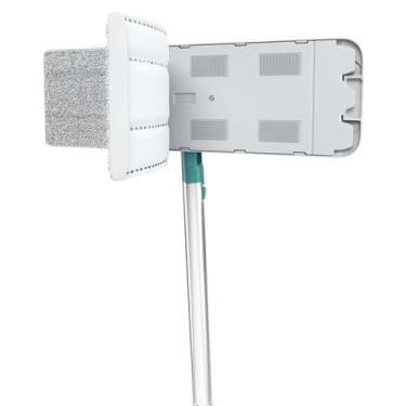 Imagem de Mop Lava e Seca Fit Flash Limp Pratico Limpeza Mais Rápida, Cinza e Ve