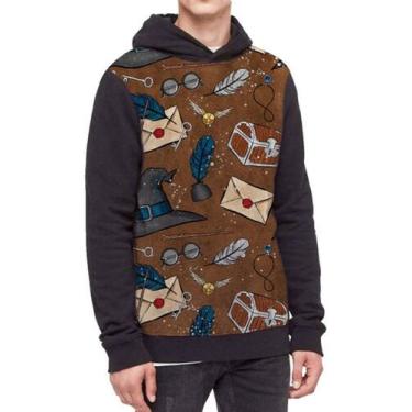 Imagem de Moletom Com Capuz Harry Potter Ref:117 - smoke, Preto, GG