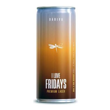 Imagem de Cerveja Dádiva I Love Fridays Premium Lager 310ml